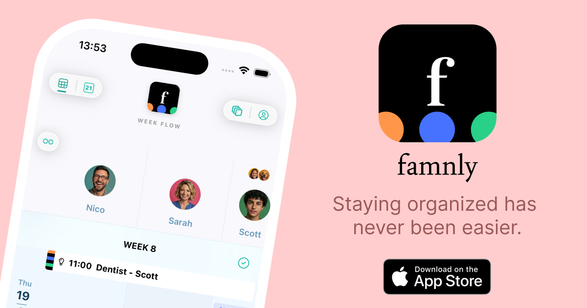 Famnly — The Family Calendar App for iOS