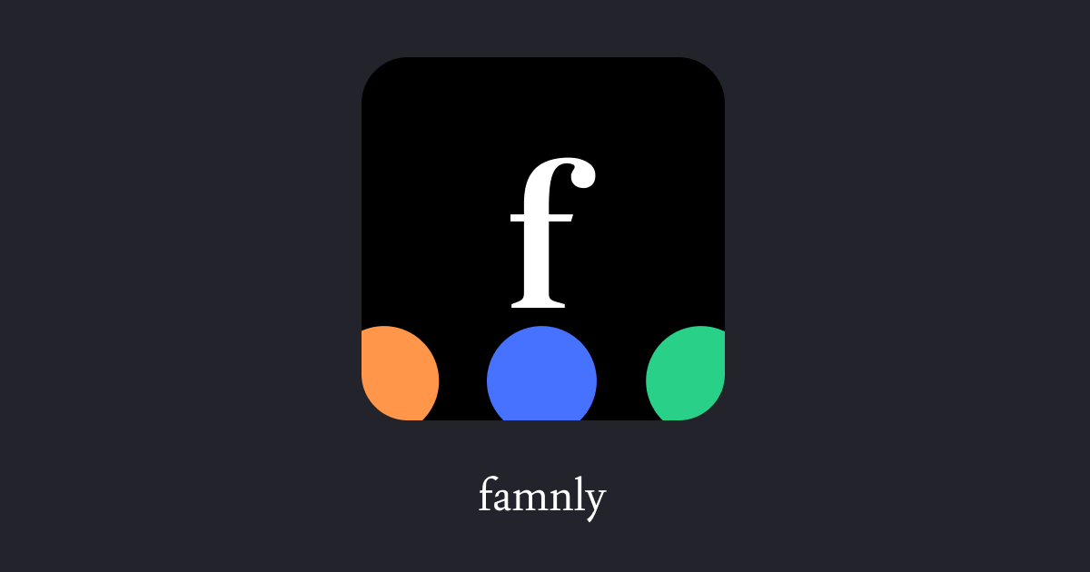 Famnly — The Family Calendar App